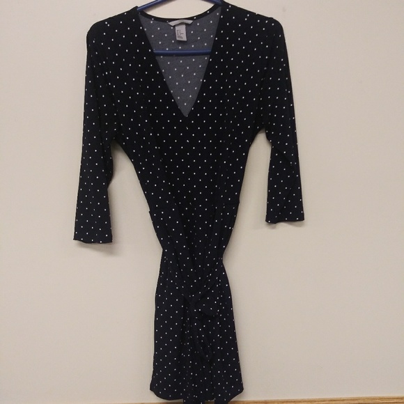 Blue Polka Dot Medium H&M Dress - Picture 1 of 4